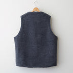 FLANNEL CHECK REVERSIBLE VEST #DARK NAVY [FSC253-30128]