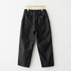 綿サテンイージーパンツ #BLACK [HP-P013-051]