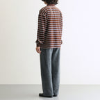 Fleece Pants #MD.GREY×NAVY [I26AW-BC3]