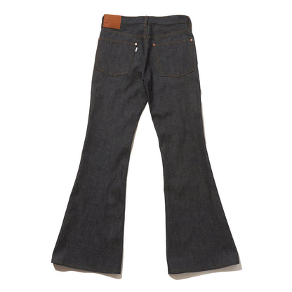 MODERN DENIM FLARED TROUSERS (23aw) #INDIGO [MODEN004]