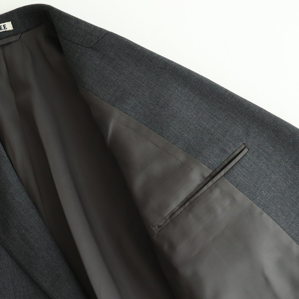 WOOL KID MOHAIR HOP SACK JACKET #TOP CHARCOAL [A25SJ04MH]