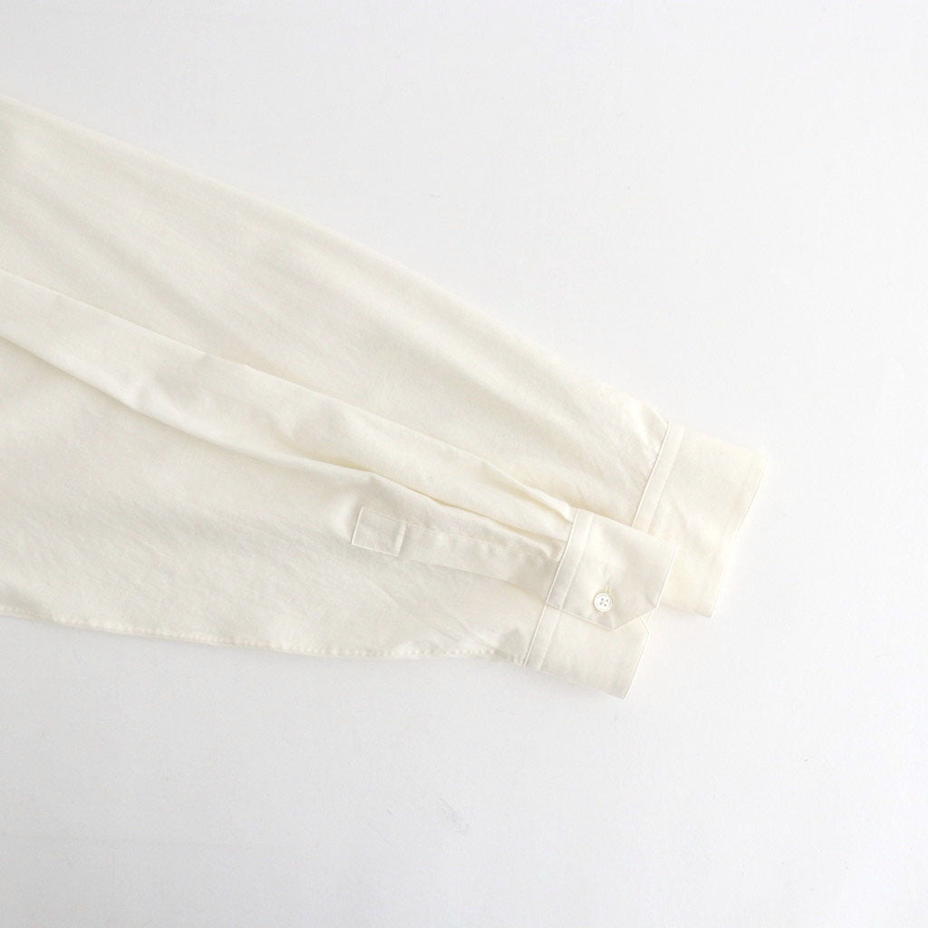 COTTON SILK OVERSIZED LS SHIRT #CREAM [ST.1666]