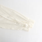 COTTON SILK OVERSIZED LS SHIRT #CREAM [ST.1666]