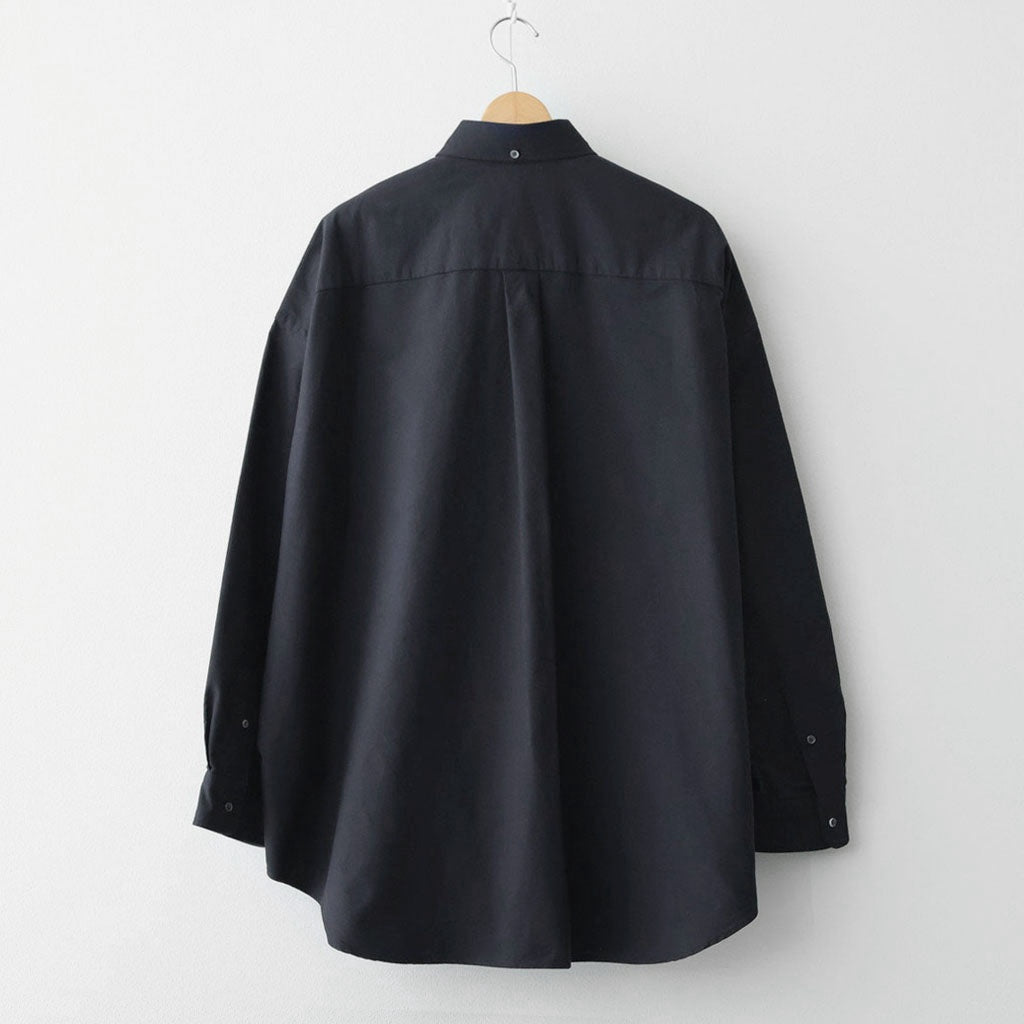 Oxford L/S Oversized B.D Shirt #BLACK [GM261-50021B]