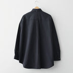 Oxford L/S Oversized B.D Shirt #BLACK [GM261-50021B]