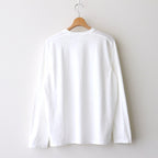 丸胴 POCKET L/S T SHIRT #white [35008]