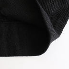 WASHI RAYON SHEER DRIVERS KNIT #BLACK [YK25SS0962S]