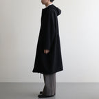 よそいきオーバーフラップロングCT #BLACK [D224-C146]