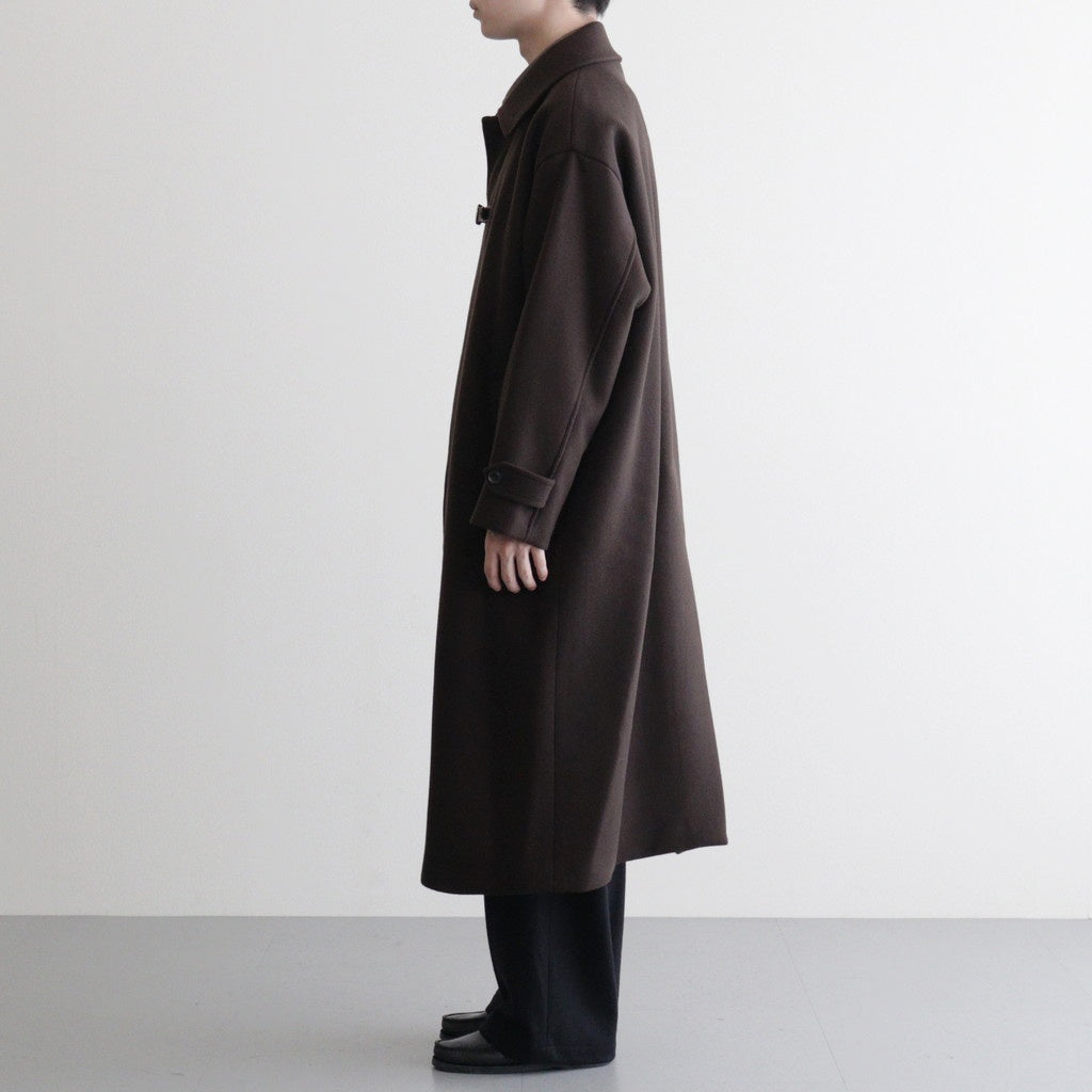 Melton Big Balmaccan Coat #BROWN [YK25FW01033C] - ciacura 三重県