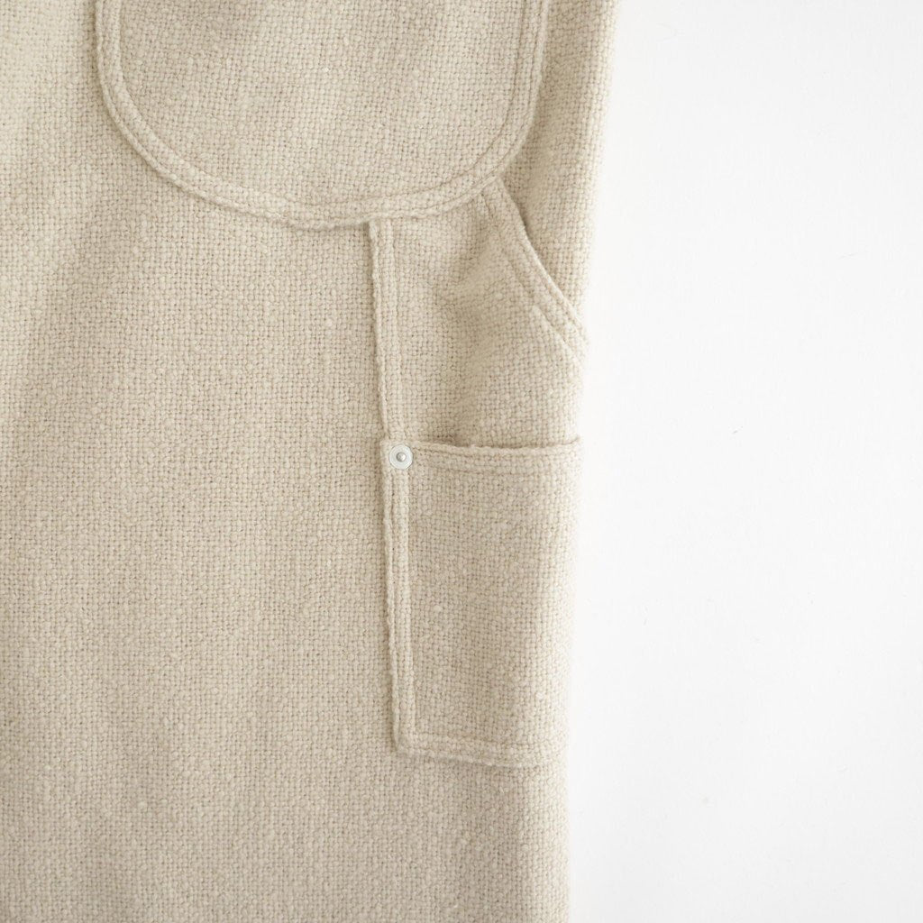 HOMESPUN TWEED PAINTER PANTS #IVORY BEIGE [A26AP03HT]