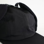 綿ナイロングログラン×エステルフリースキャップ #BLACK [HP-K602-051]