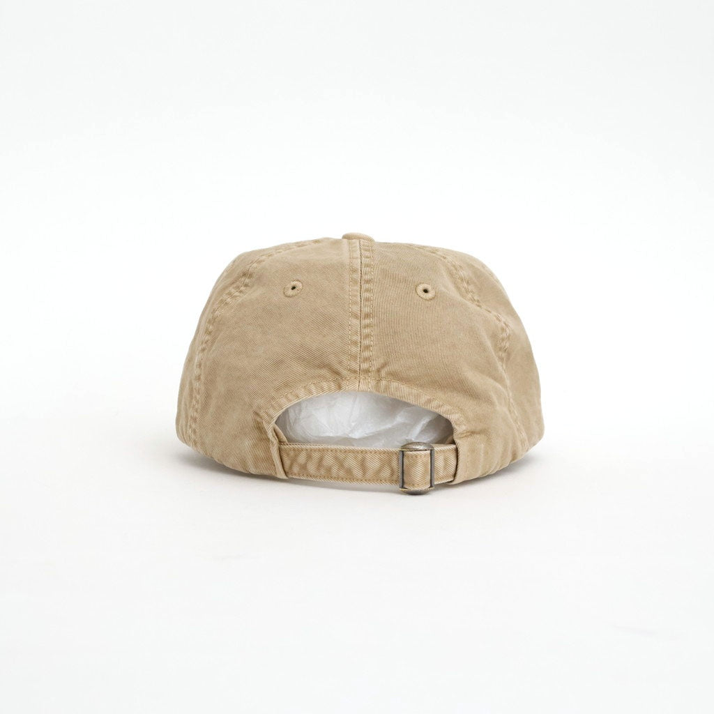GARMENT-DYED FINX CHINO CAP MADE BY KIJIMA TAKAYUKI #LIGHT BEIGE [A26SC02KT]