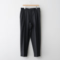 Melange Herringbone Pleated Wide Trousers #BLACK [GM261-40332]