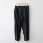 Melange Herringbone Pleated Wide Trousers #BLACK [GM261-40332]