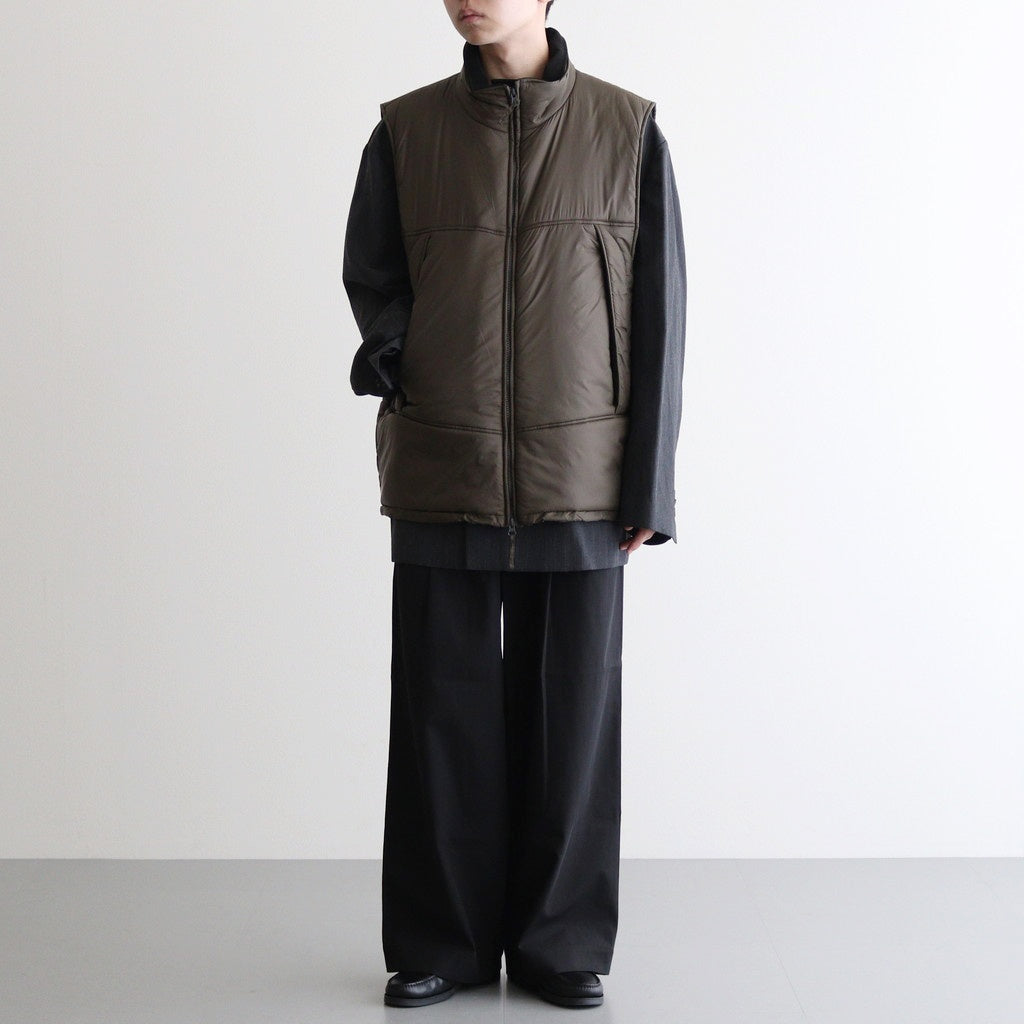 PADDED VEST #MILITARY KHAKI [ST.761]