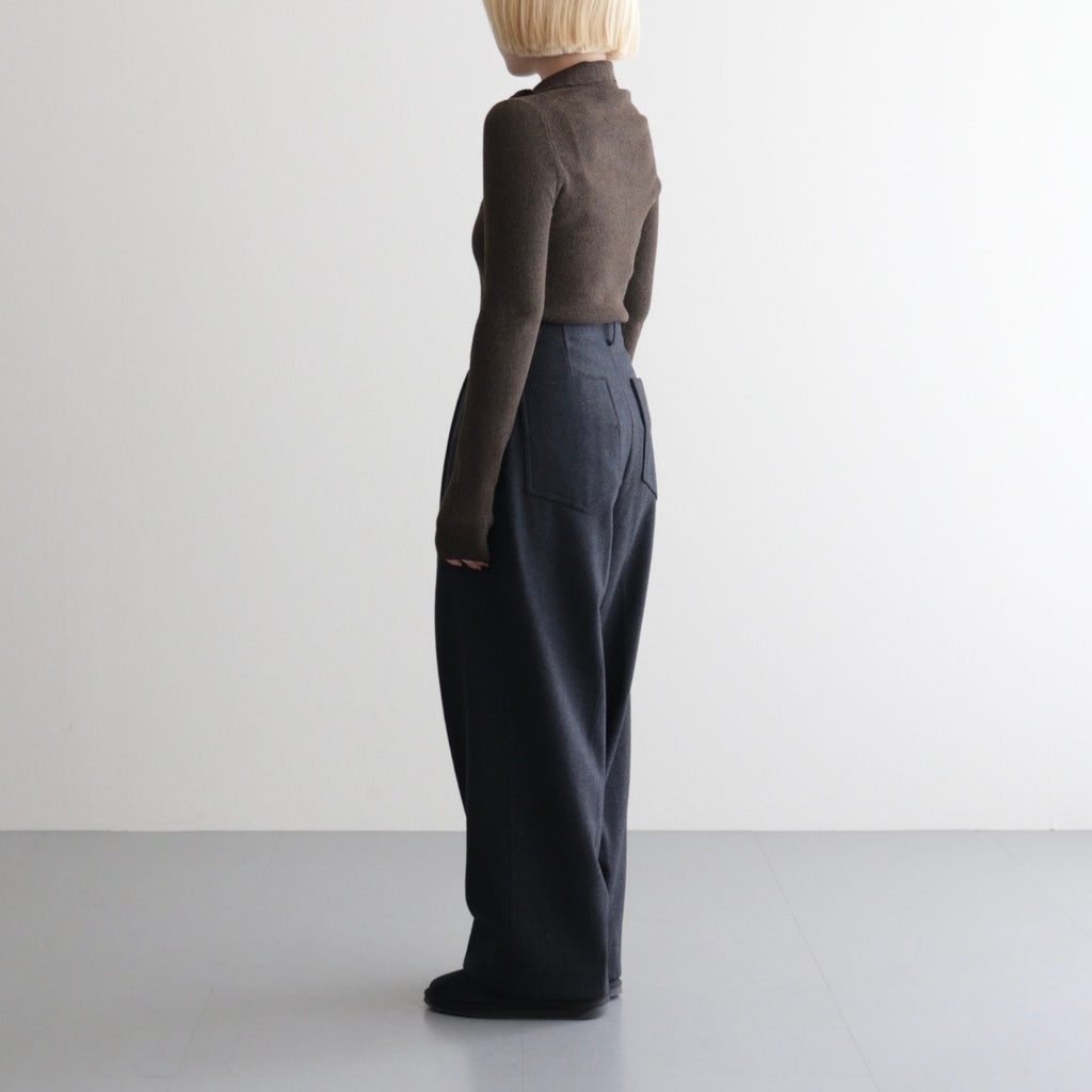 Halfzip Rib Knit #CHO [12610506]