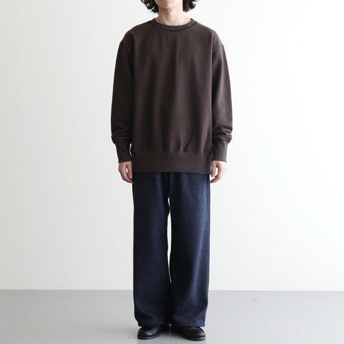 Plain Sweatshirt #Dark Brown [OFH011PO41]