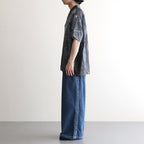 LIGHT-WEIGHT DENIM 1TUCK WIDE BAKER PANTS #INDIGO [YK25SS0931P]