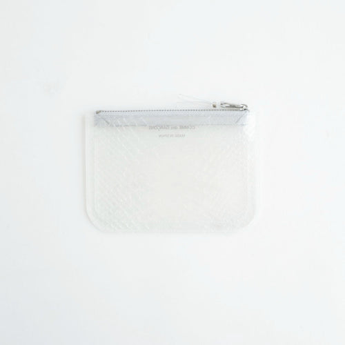 ZIP POUCH - TRANSPARENT SNAKE #CLEAR [8Z-T810-051]
