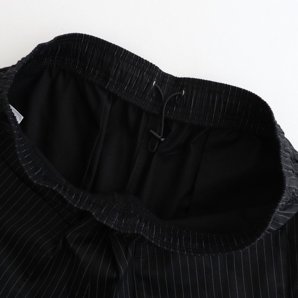 CORPORATE EASY SHORTS #BLACK STRIPE [FSC262-40013B]