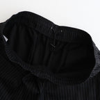 CORPORATE EASY SHORTS #BLACK STRIPE [FSC262-40013B]