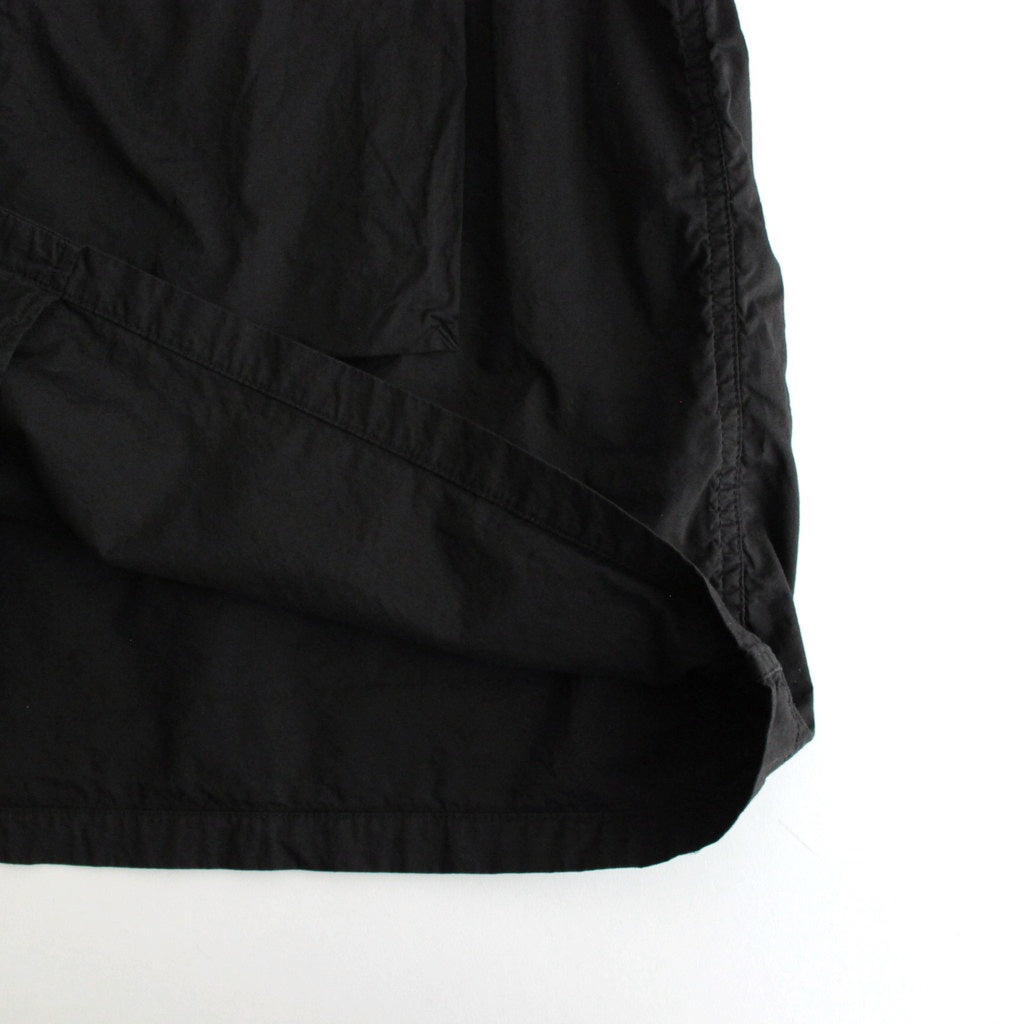 Garment Dyed Typewriter Fatigue Shirt #BLACK [GM251-50091B]