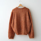 Shaggy V-Neck Pullover #ORANGE USED [I24AW-K17]