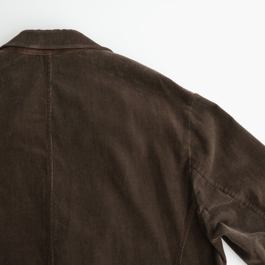 VINTAGE CORDUROY SINGLE BREASTED JACKET #BROWN [ST.1580]