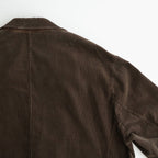 VINTAGE CORDUROY SINGLE BREASTED JACKET #BROWN [ST.1580]