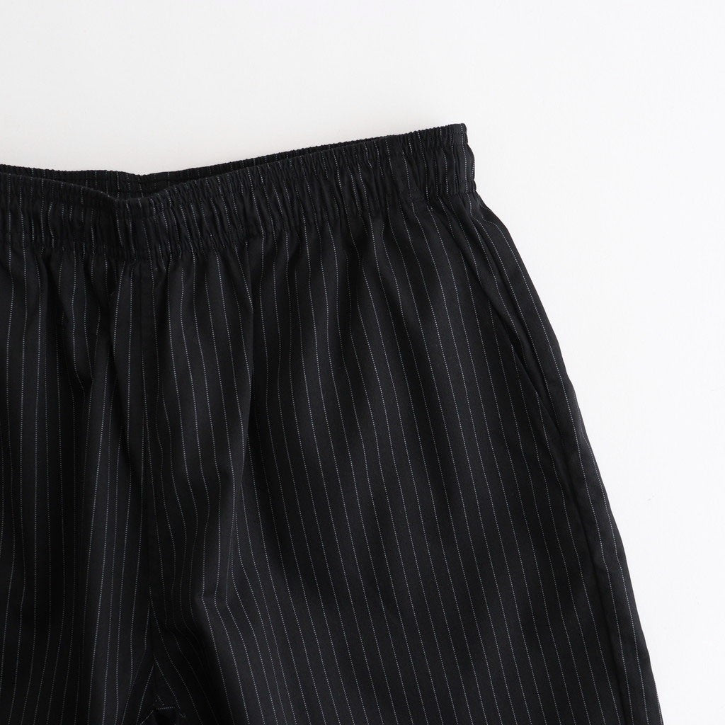 CORPORATE EASY SHORTS #BLACK STRIPE [FSC262-40013B]