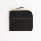 L字型ZIP財布 - TRIPLE STITCH #Black [8Z-S310-051]
