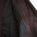 SUPER FINE WOOL MOSSER SOUTIEN COLLAR COAT #TOP BROWN [A26AC01WM]