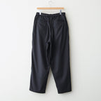 Silicon Poplin Two Tuck Easy Pants #BLACK [GM261-40182]