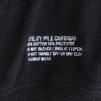 UTILITY PILE CARDIGAN SET-UP #BLACK [FSR253-60211]