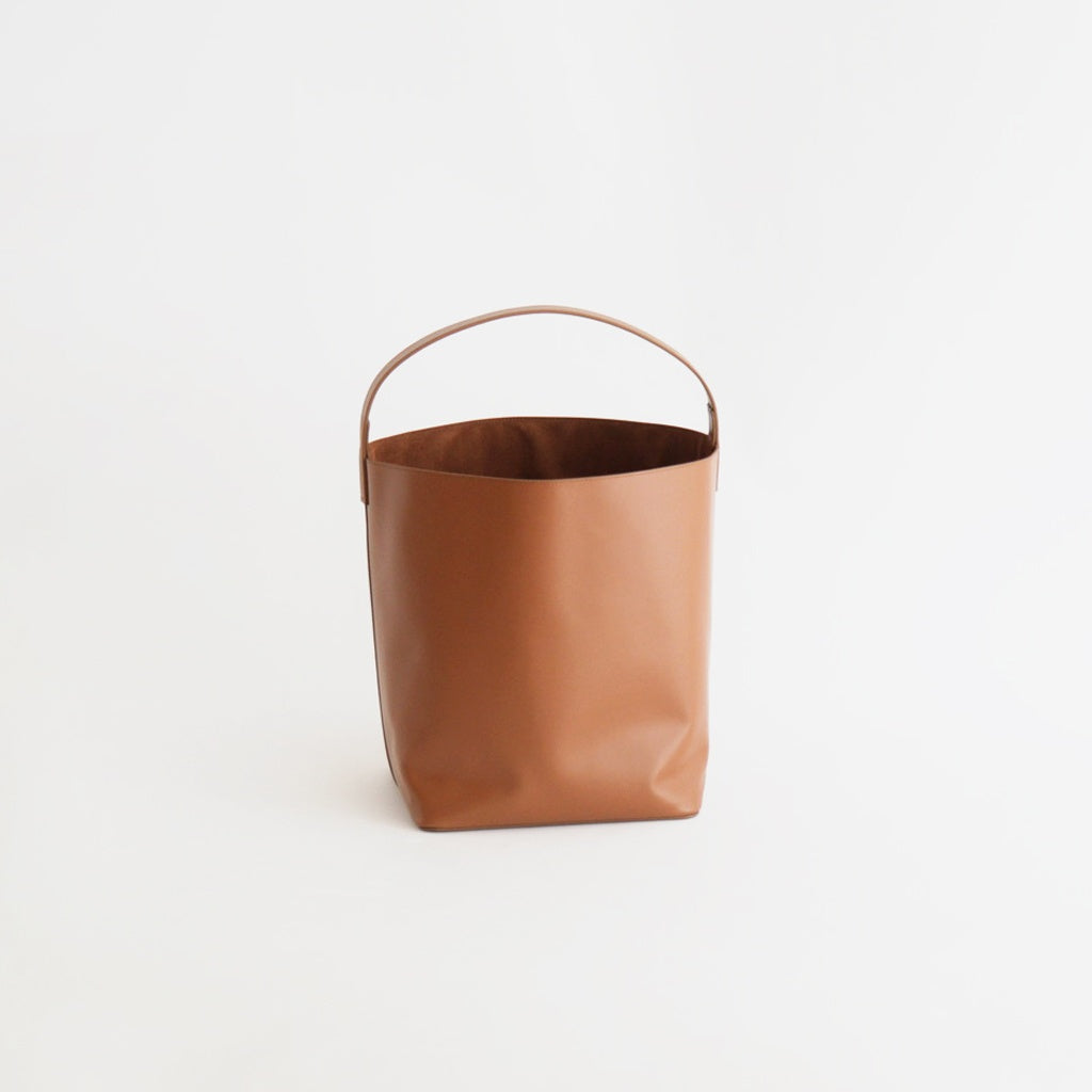 LEATHER TOTE BAG MADE BY AETA #BROWN [A26SB08AE]