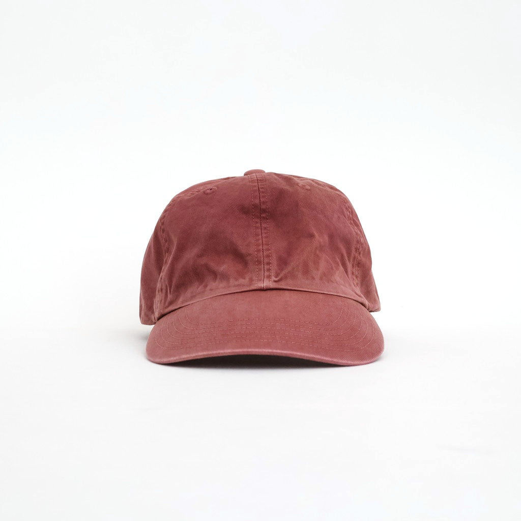 GARMENT-DYED FINX CHINO CAP MADE BY KIJIMA TAKAYUKI #RED BROWN
