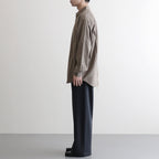 綿フランネルチェックシャツ #KHAKI [HP-B021-051]