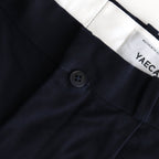 chino tuck straight #navy [65635]
