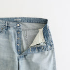 FADED SELVEDGE LIGHT DENIM WIDE PANTS #LIGHT INDIGO [A26SP03DE]