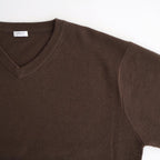 V Neck P/O #BROWN [2503-005]