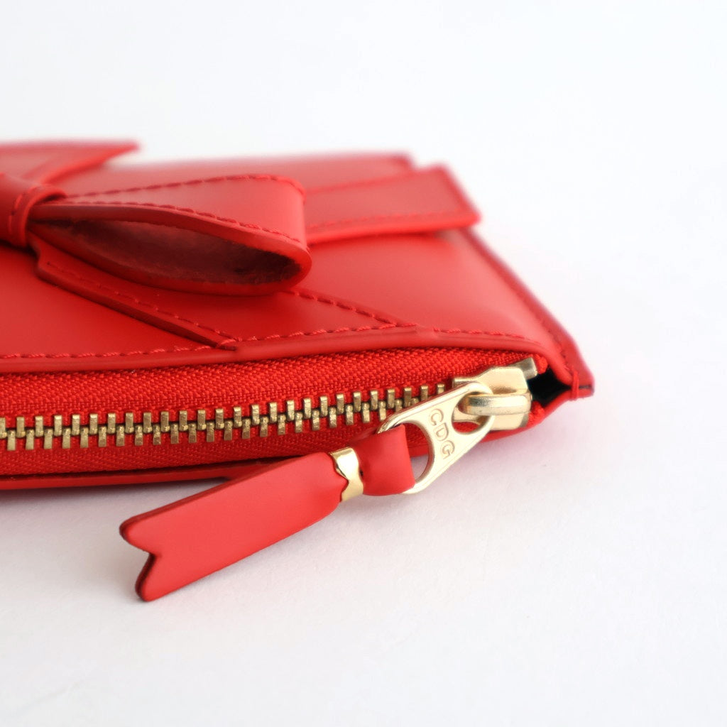 L字型ZIP財布 - BIG BOW #Red [8Z-O310-051]