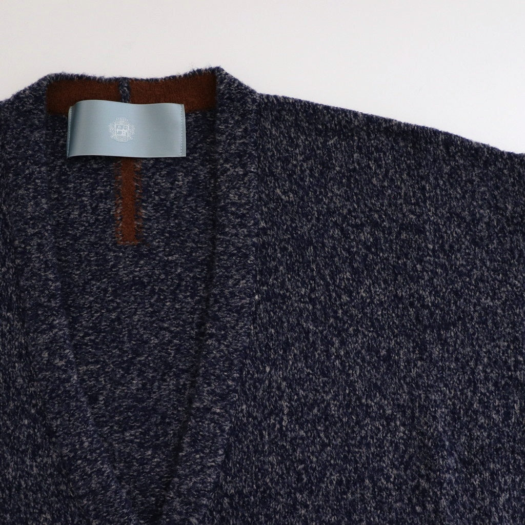 MixブークレーニットCD #NAVY x BEIGE [D224-K851]