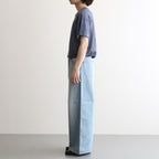 Used Denim Baggy Pants #LIGHT BLUE [ID-PT53]