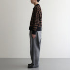 Selvage Denim Belted Pants #BLACK LIGHT FADE [GU251-40192LB]