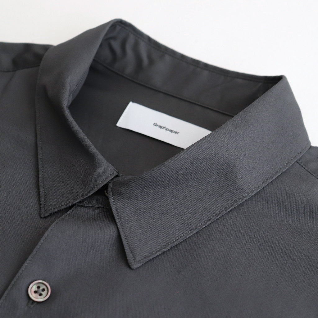 Solotex Twill S/S Oversized Box Shirt #GRAY [GM251-50323B]