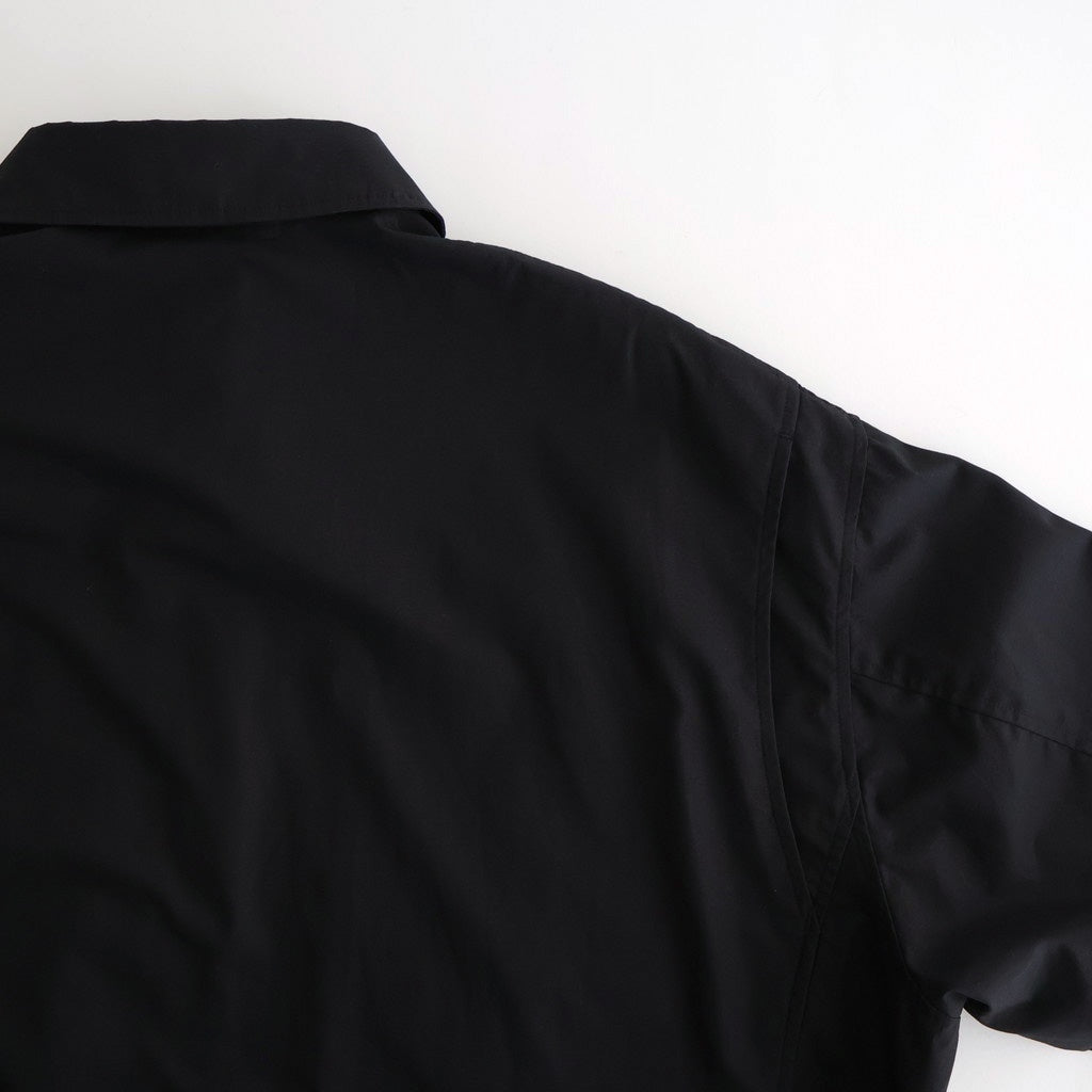 POWDER COTTON SWING TOP BLOUSON #BLACK [FSC254-30061]