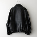 LEATHER ZIP SHORT JACKET #BLACK [ST.1061]