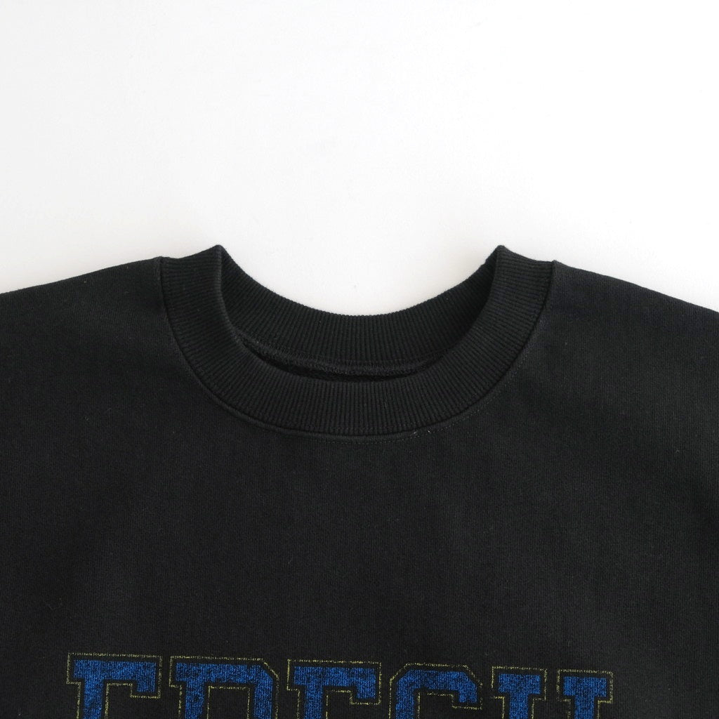 LIGHT OZ CREW NECK SWEAT - COLLEGE #BLACK [FSC253-70017]