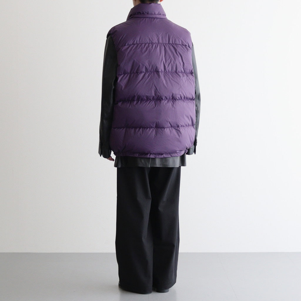CORPORATE DOWN VEST #PURPLE [FSW-23-DW_173]