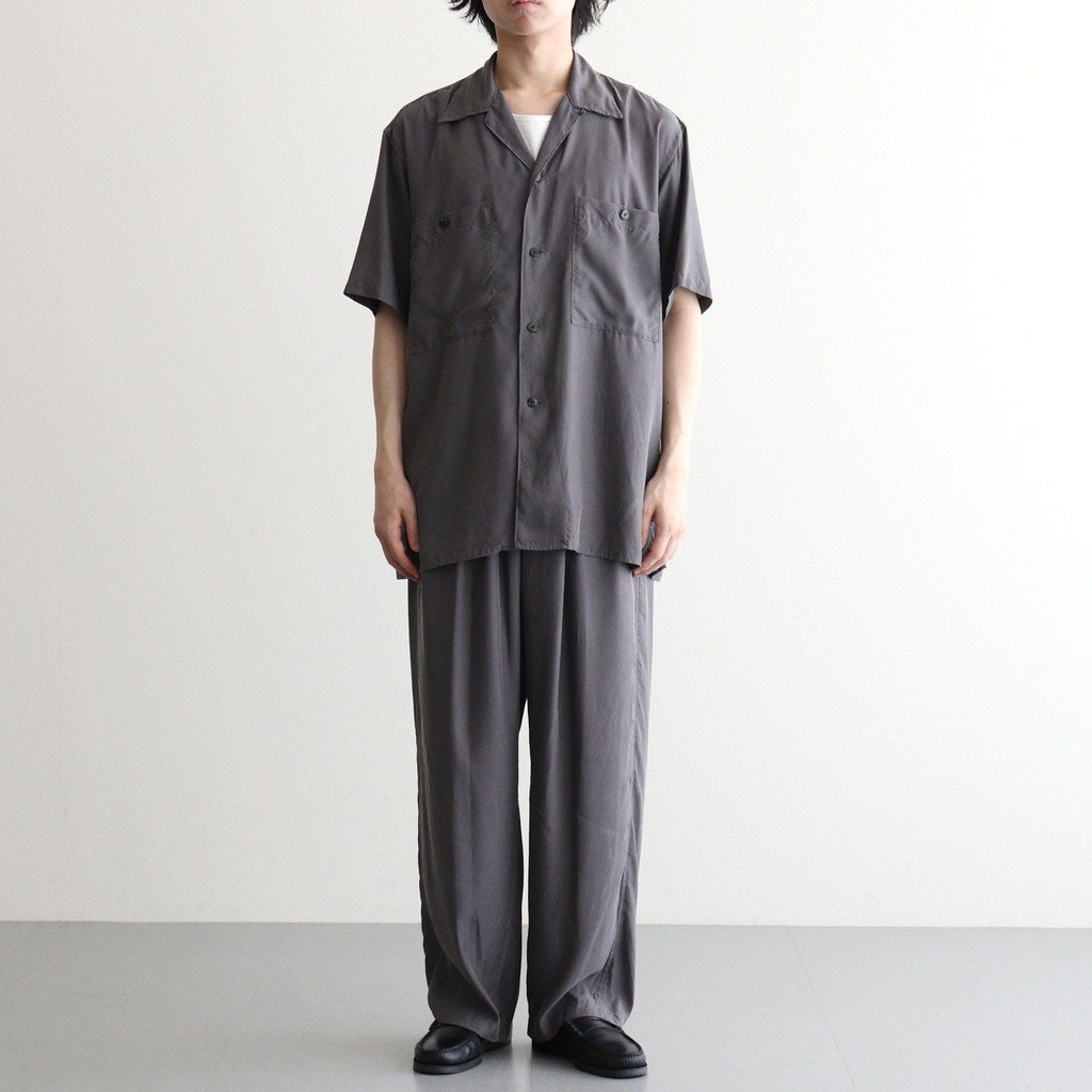 CUPRO EASY PANTS #GRAY [YK26SS01288P]